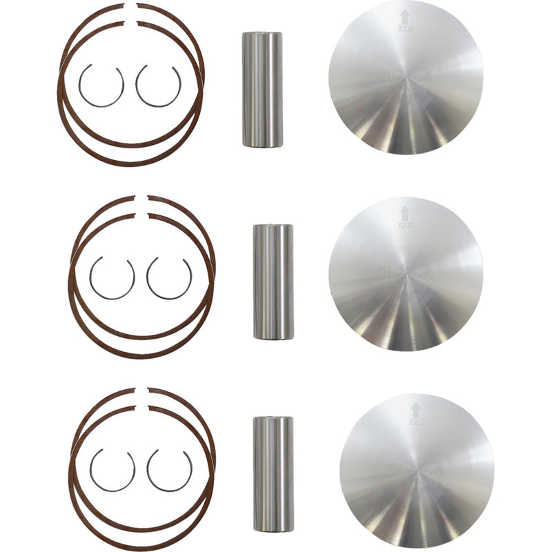 WOSSNER Piston Kit - 70.38 mm - Yamaha K7026DA-3