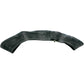 Black rubber tire inner tube on a white background
