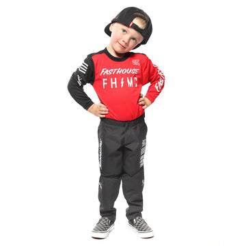 Fasthouse Toddler Akin Jersey Red/Black 4T