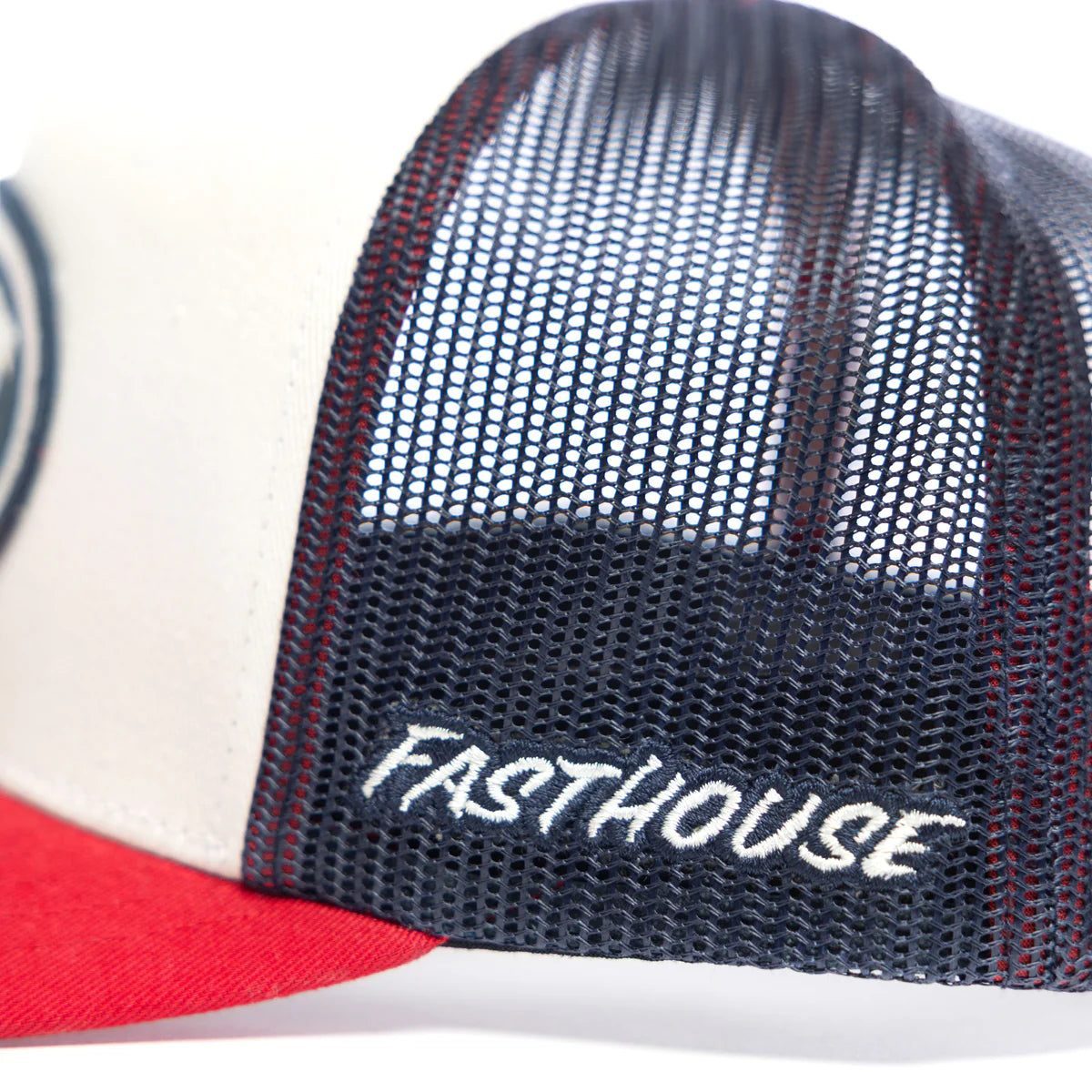 Fasthouse ARChie Hat - Off-White / Red