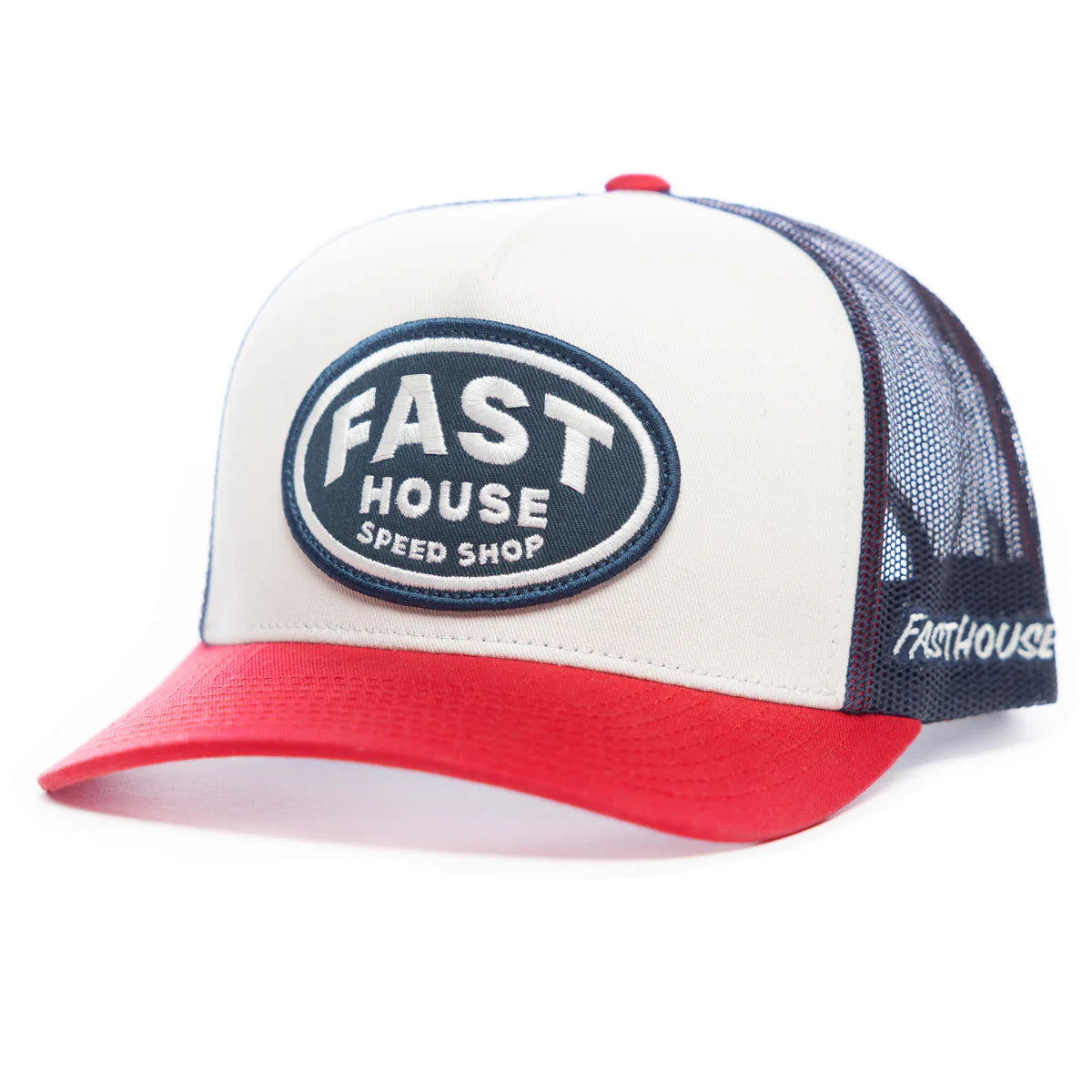 Fasthouse ARChie Hat - Off-White / Red
