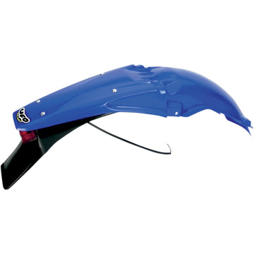 UFO Enduro Rear Fender with 21/5W Light - Reflex Blue YA03814T089