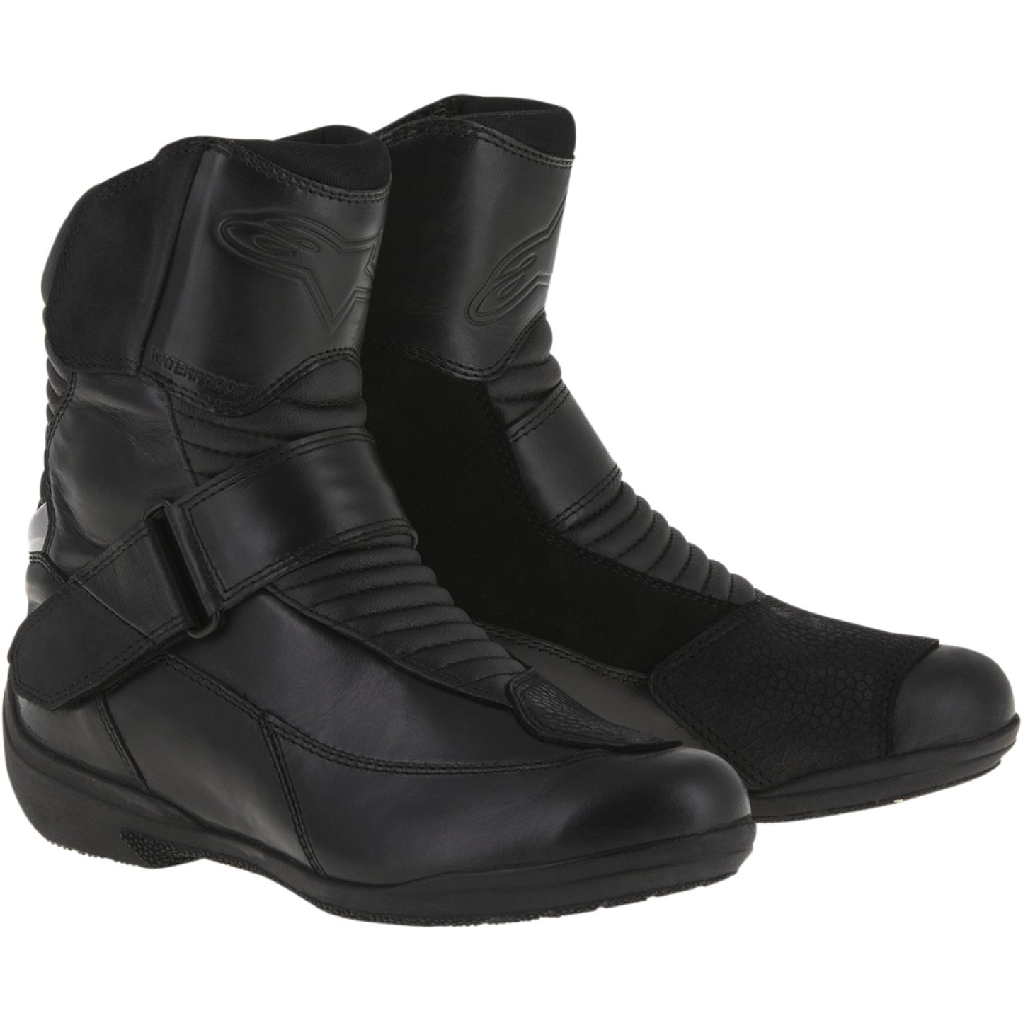 ALPINESTARS Stella Valencia Waterproof Boots - Black - US 7 / EU 38 2442216-10-38