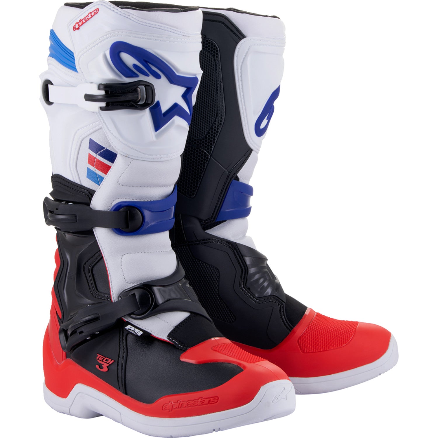 ALPINESTARS Tech 3 Boots - White/Red/Black - US 7 2013018-2307-7