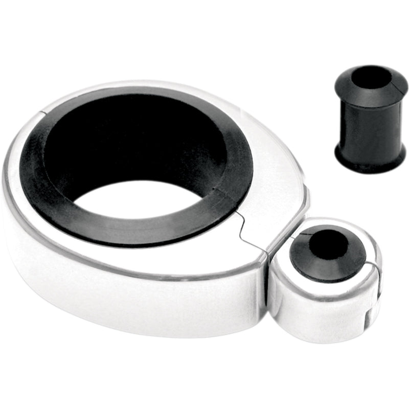 Motion Pro Cable Clamp - Single - 1-1/4" - 1-1/2" Mounting Diameter - Chrome 11-0041