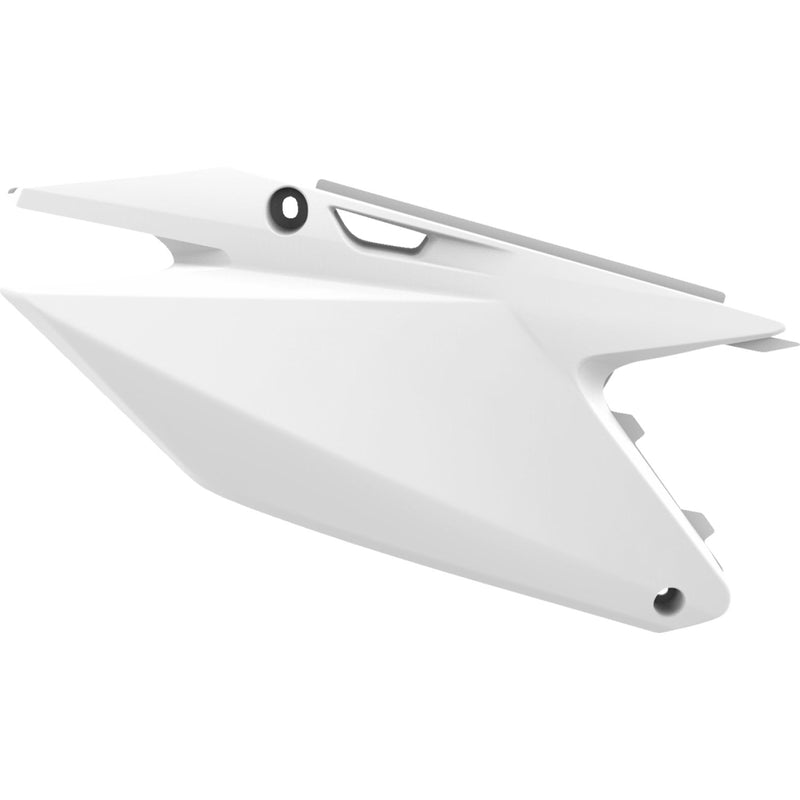 POLISPORT Side Panels - '19 RMZ Restyle - White - RM 125/250 8423600001 by Polisport