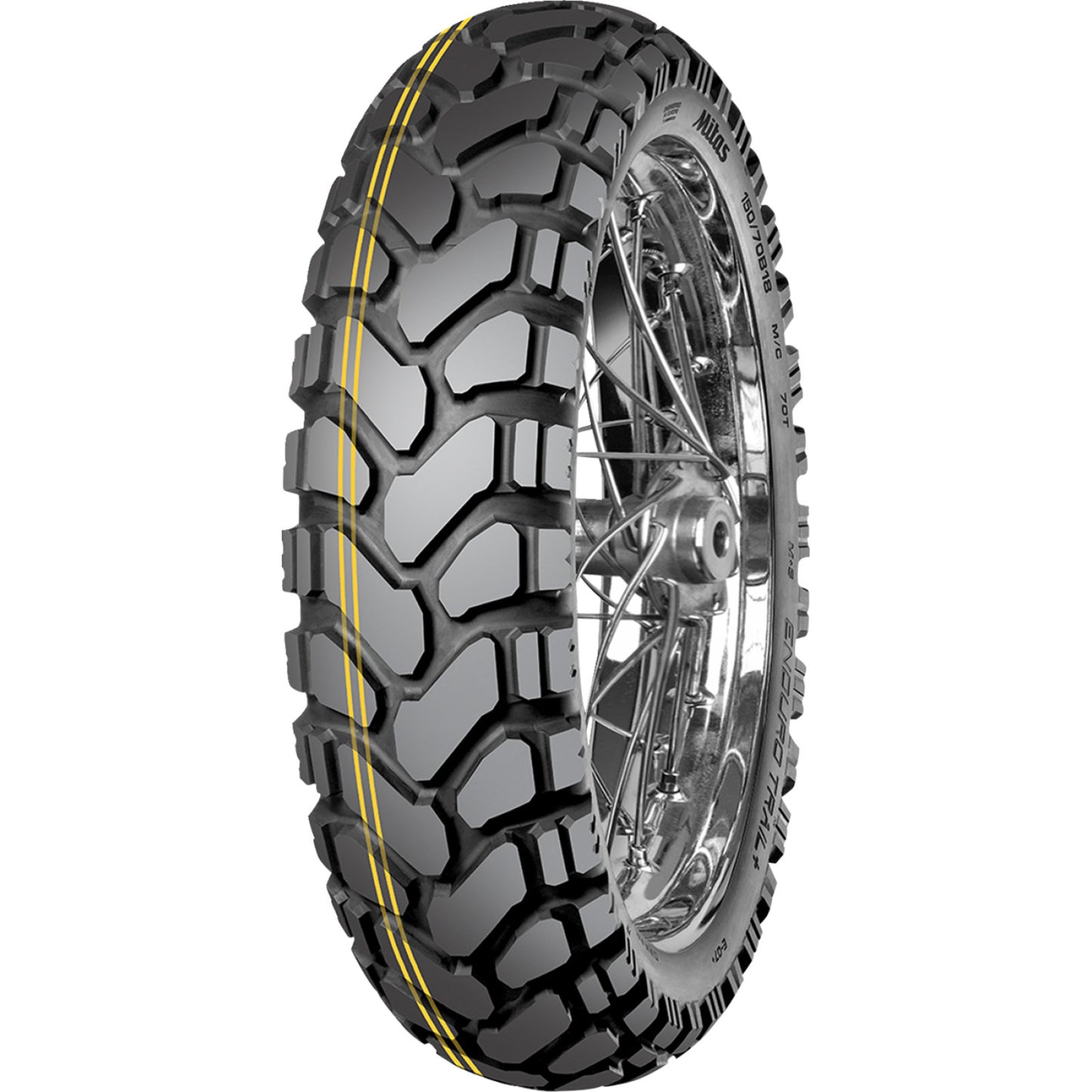 Mitas Tire - Enduro Trail+ Dakar - Rear - 140/80B18 - 70H 70001039 by Mitas