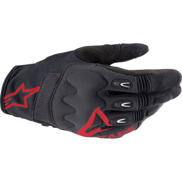 ALPINESTARS Techdura Gloves - Fire Red/Black - Small 3564524-3131-S