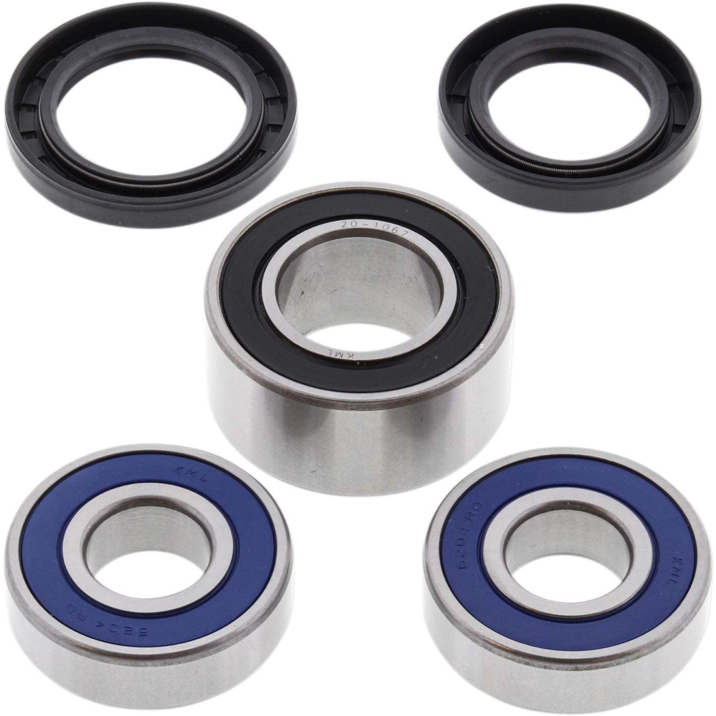 All Balls Wheel Bearing Kit - Rear - Honda 25-1658