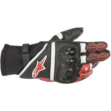 ALPINESTARS GPX V2 Gloves - Black/White/Bright Red - 3XL 3567219-13043XL