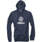 FACTORY EFFEX Yamaha Stacked Pullover Hoodie - Navy - Medium 20-88212