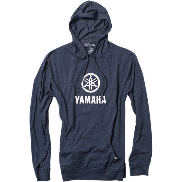 Factory Effex Yamaha Stacked Pullover Hoodie - Navy - Medium 20-88212