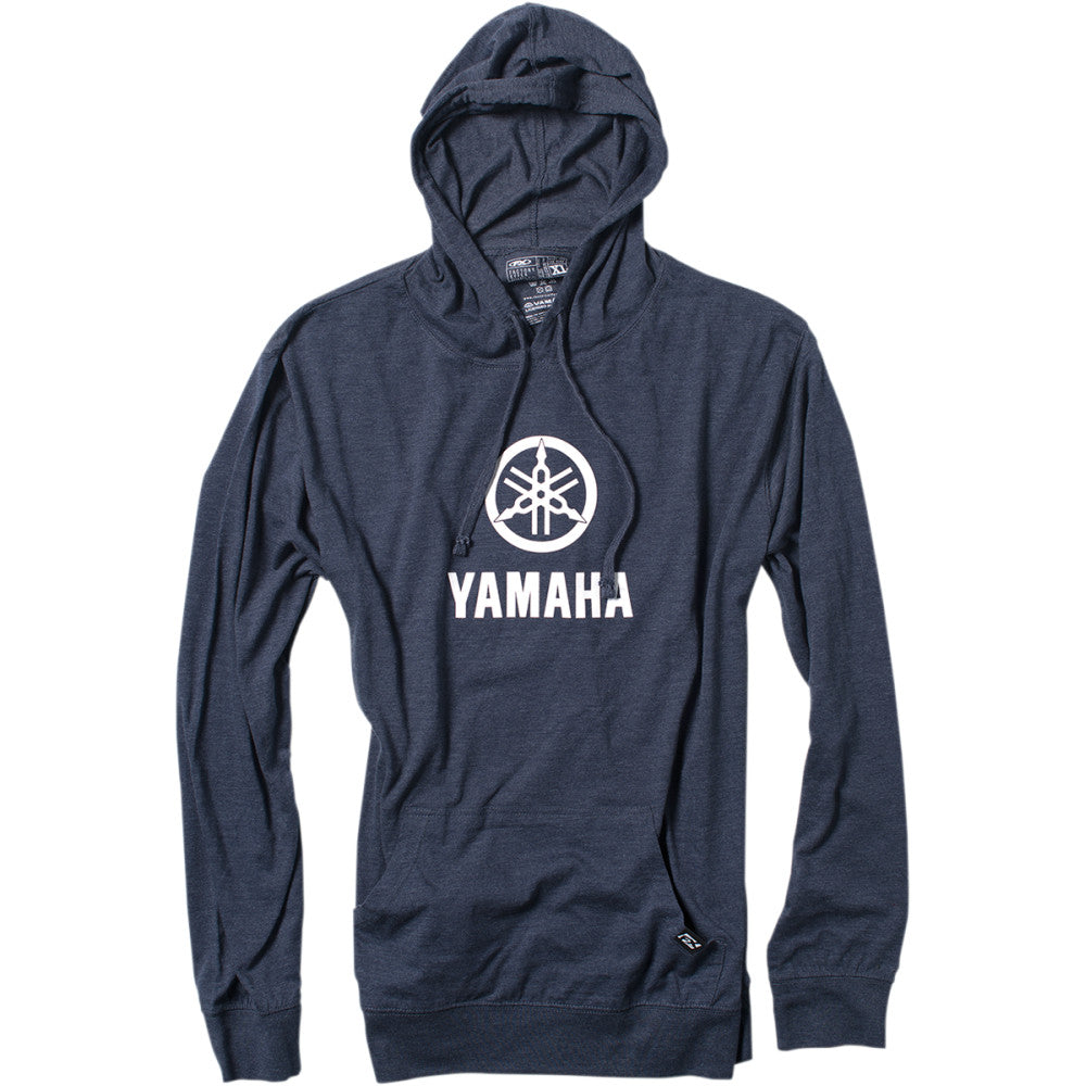 FACTORY EFFEX Yamaha Stacked Pullover Hoodie - Navy - Large 20-88214