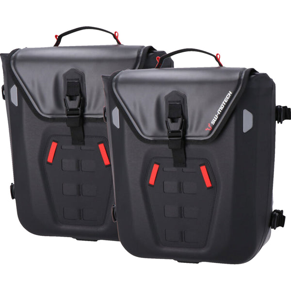 SW-Motech SysBag Side Bag System - Black - Triumph Bonneville T100/865 '04-'16 BC.SYS.11.509.31000B