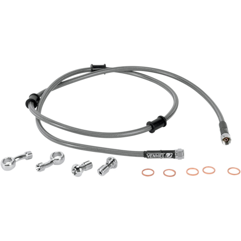 Moose Racing Brake Line - Front - Stainless Steel - KLR 650 KAW-6031F