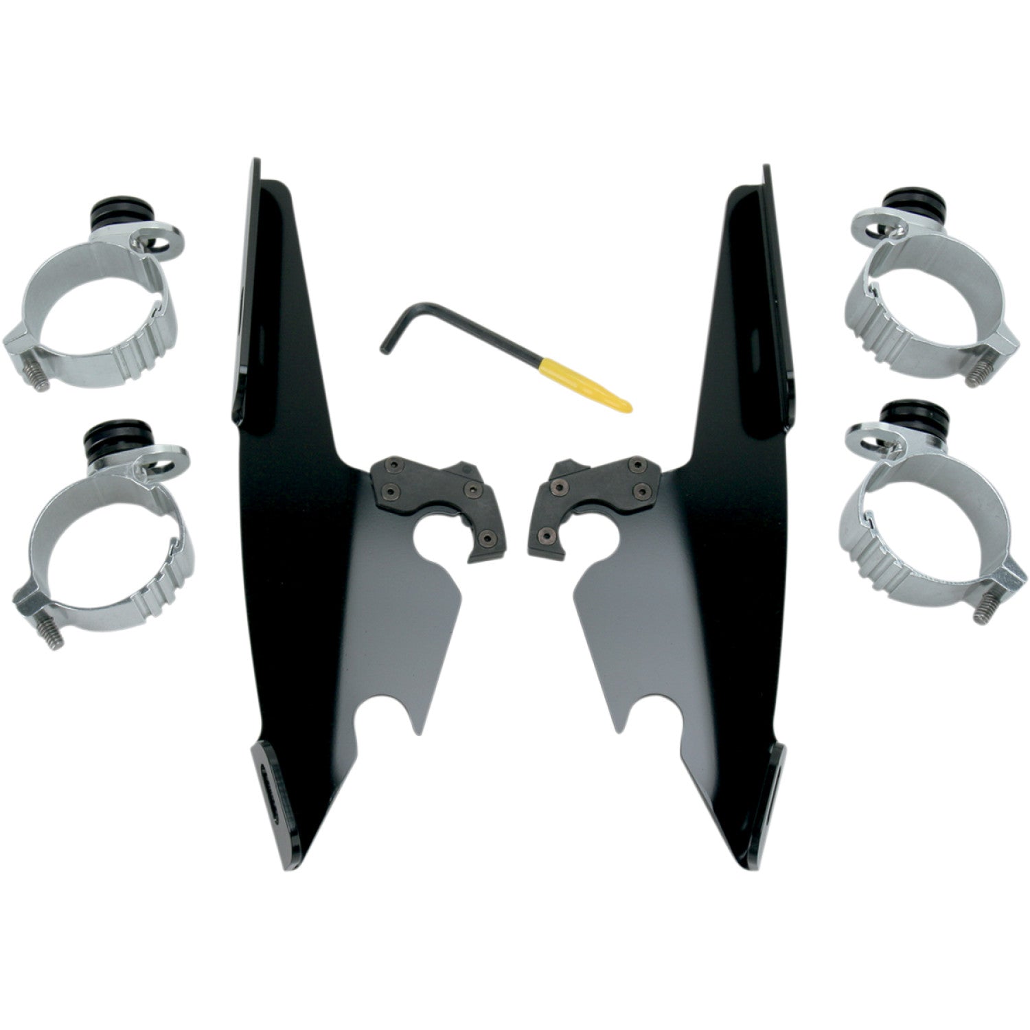 Memphis Shades Fats/Slim Trigger Lock Mounting Kit - Black - Dyna MEB8976