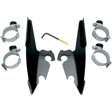 Memphis Shades Fats/Slim Trigger Lock Mounting Kit - Black - Dyna MEB8976