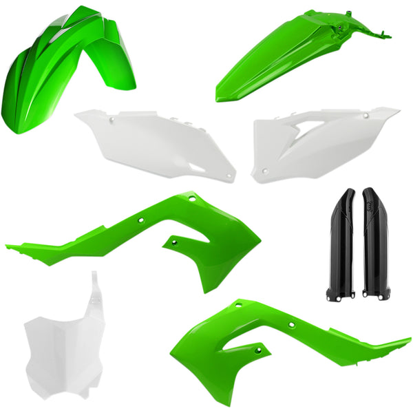 Acerbis Full Replacement Body Kit - OEM '19 Green/White/Black 2736296345
