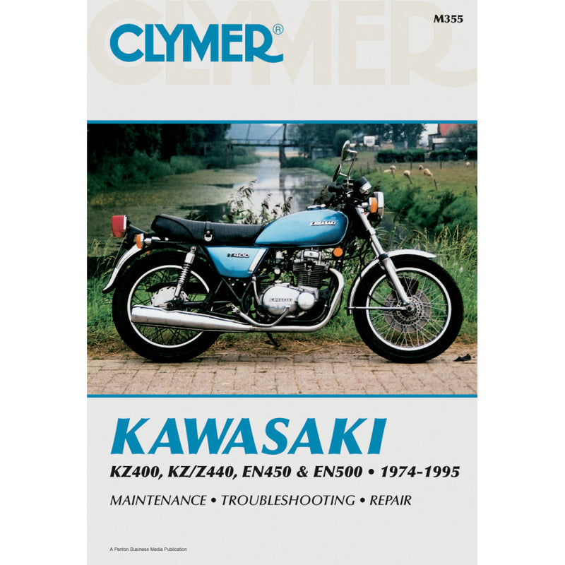 CLYMER Manual - Kawasaki - KZ400 / KZ/Z440 / EN450 / EN500 CM355