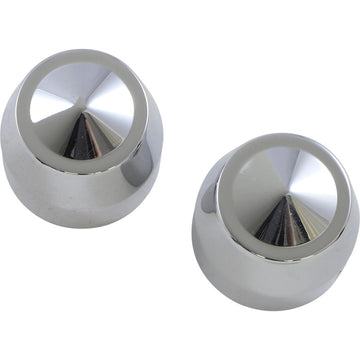 ACCUTRONIX Axle Caps - Elite - Chrome - 1" - Pair TAC101-EC
