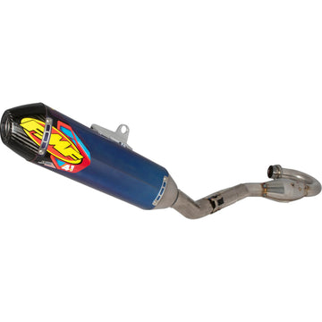 FMF Factory 4.1 RCT Exhaust System with Carbon Cap - MegaBomb Header - Titanium - KX 250 042414