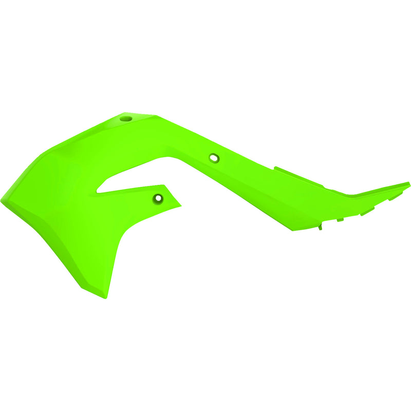 POLISPORT Radiator Cover - Lime Green - KX 450F 8423400005 by Polisport