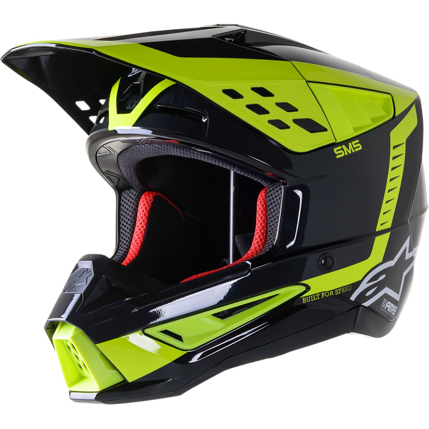 ALPINESTARS SM5 Helmet - Beam - Black/Gray/Yellow - Large 8303722-1151-LG