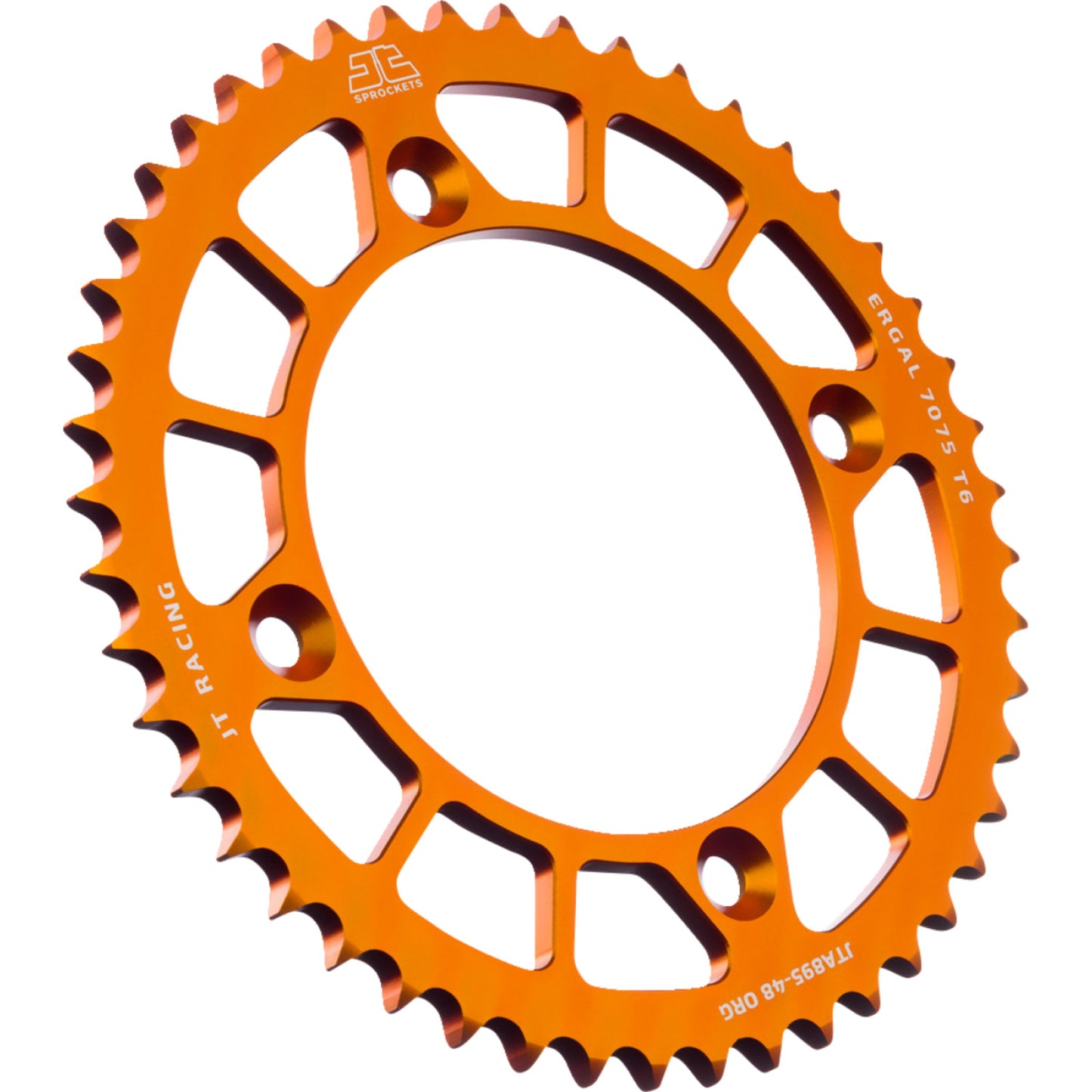 JT SPROCKETS Rear Sprocket - Orange - 48 Tooth - KTM JTA895.48ORG by JT Rear Sprockets   Aluminum/Alloy