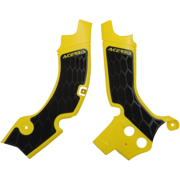 Acerbis X-Grip Frame Guards - Yellow/Black - RM-Z 450 2630531017