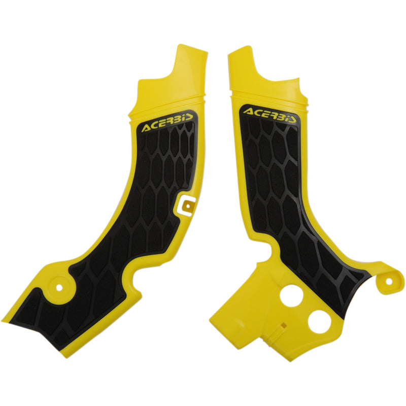 Acerbis X-Grip Frame Guards - Yellow/Black - RM-Z 450 2630531017
