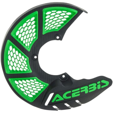 ACERBIS X-Brake Disc Cover - Black/Green 2449491043