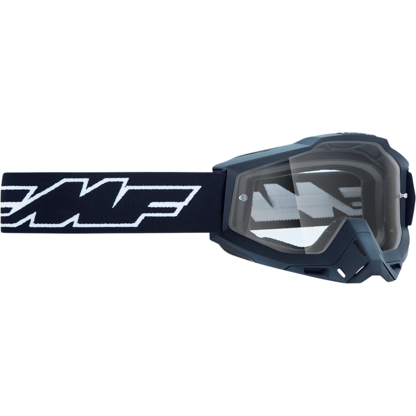 FMF Youth PowerBomb Goggles - Rocket - Black - Clear F-50047-00001