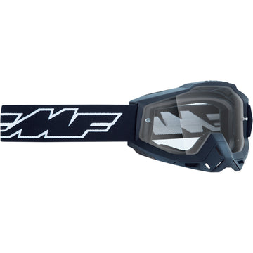 FMF Youth PowerBomb Goggles - Rocket - Black - Clear F-50047-00001