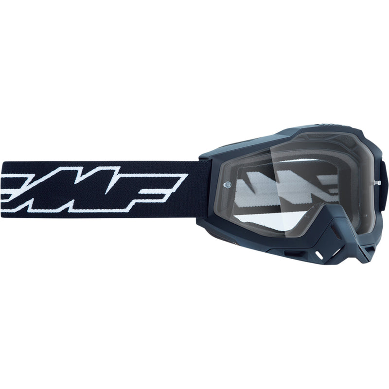FMF Youth PowerBomb Goggles - Rocket - Black - Clear F-50047-00001