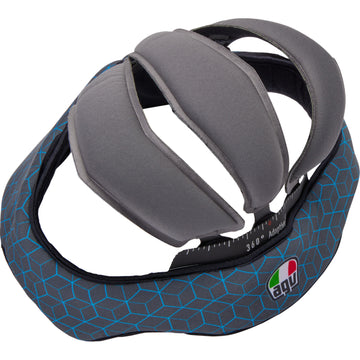 AGV Pista GP RR Liner - Gray/Cyan - Large 201850005523GL | Interior Helmet Parts