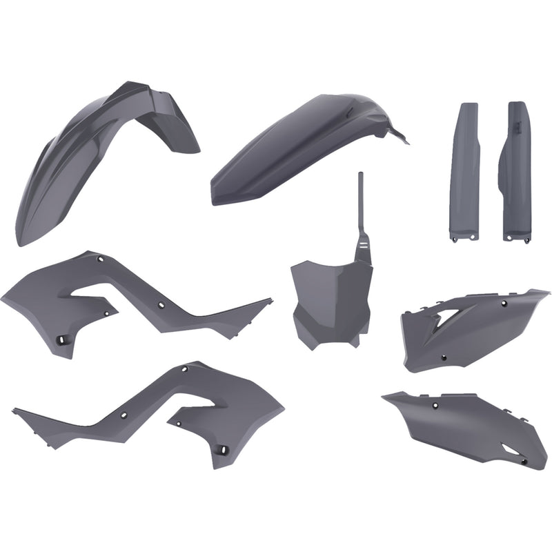 POLISPORT Restyled Body Kit - Gray - KX 125/250 90935 by Polisport