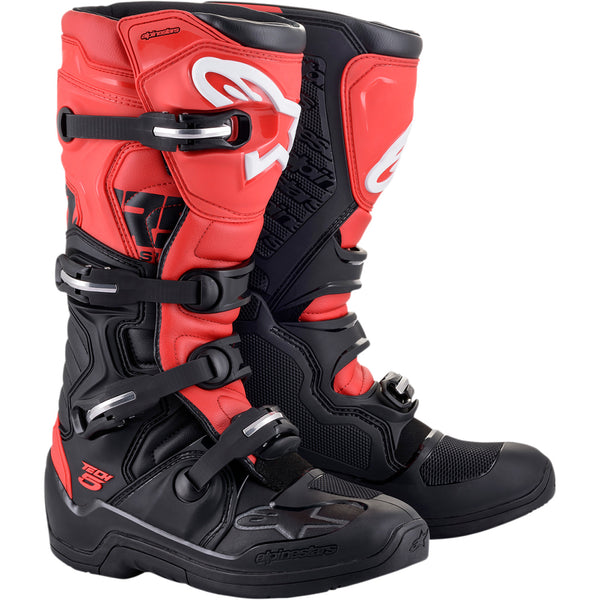 Alpinestars Tech 5 Boots - Black/Red- US 10 2015015-13-10