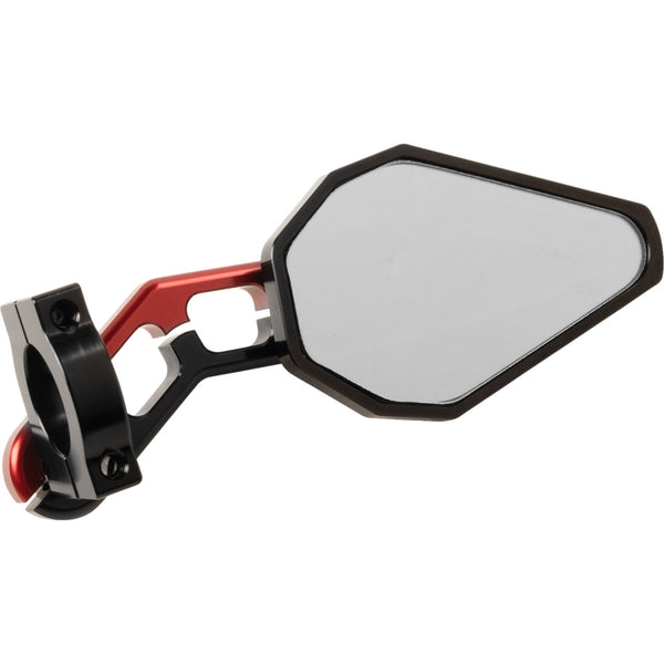 Driven Racing Mirror - D-Axis - Side View - Hexagon - Red - Each DXM-RD