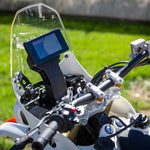Kove 450 Rally on a desert trail