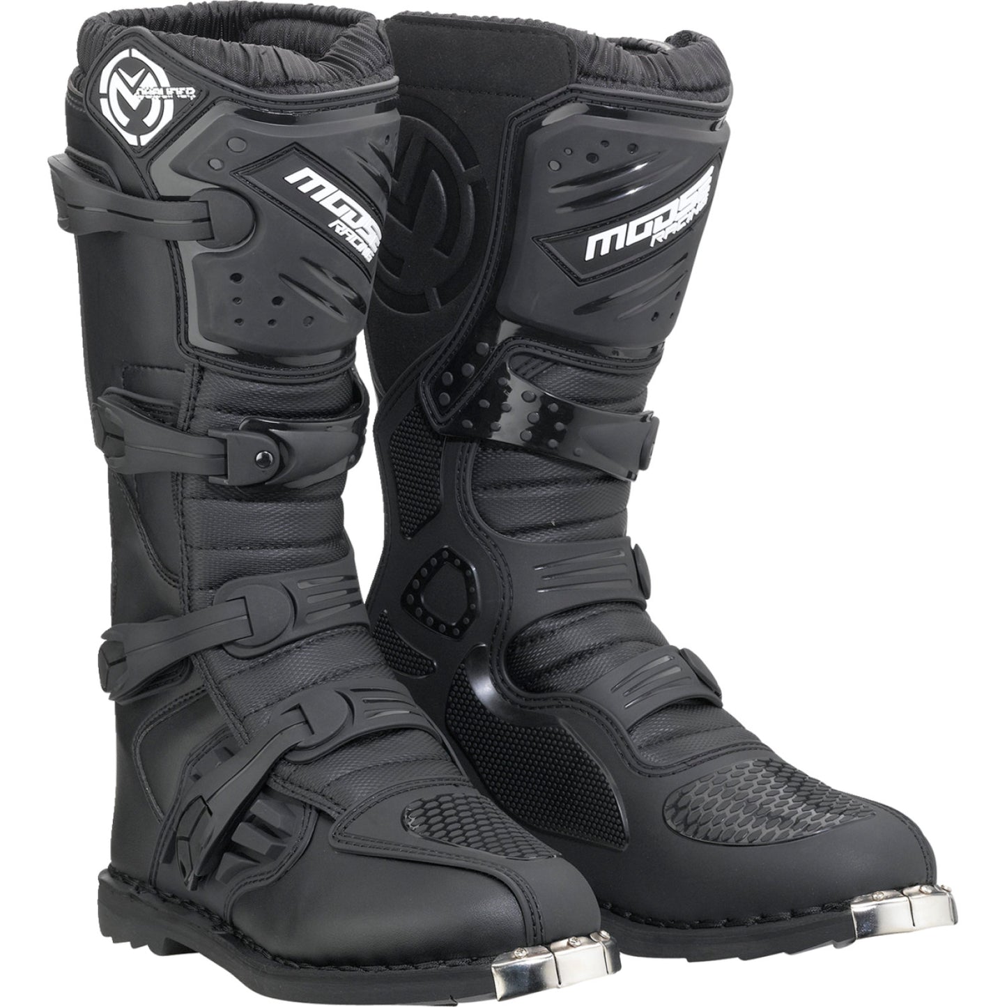 Moose Racing Qualifier Boots - Black - Size 8 3410-2582