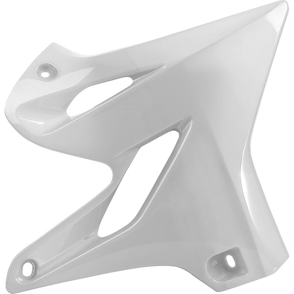 Polisport Radiator Cover - White - YZ 125/250 8417500002