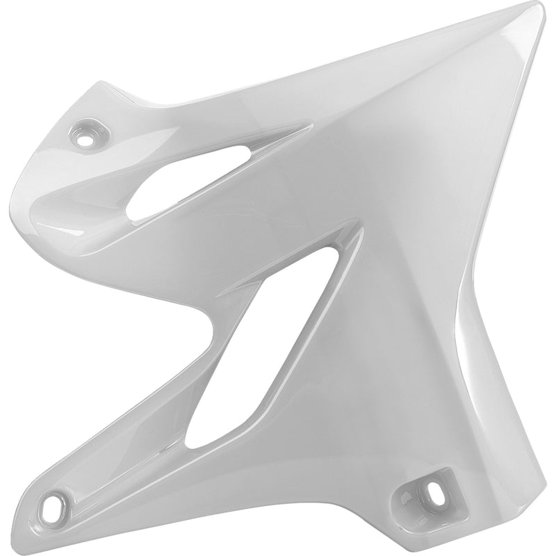 POLISPORT Radiator Cover - White - YZ 125/250 8417500002 by Polisport