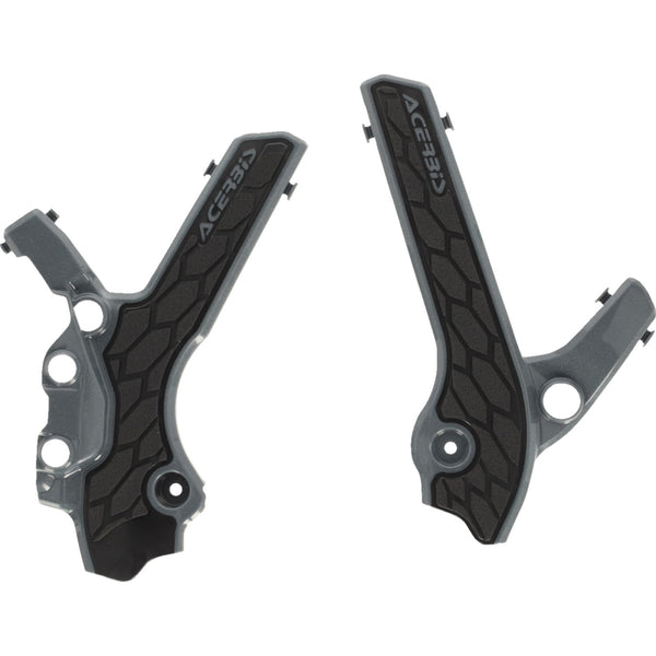 Acerbis X-Grip Frame Guards - Gray/Black - DR-Z 400S/E/SM 2983341019