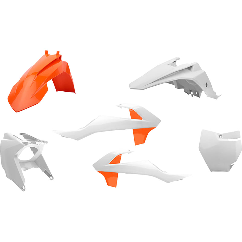 POLISPORT Body Kit - OEM Orange/White - SX 65 90805 by Polisport
