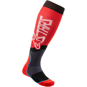 ALPINESTARS MX Plus 2 Socks - Red/White - Small/Medium 4701920-32-SM