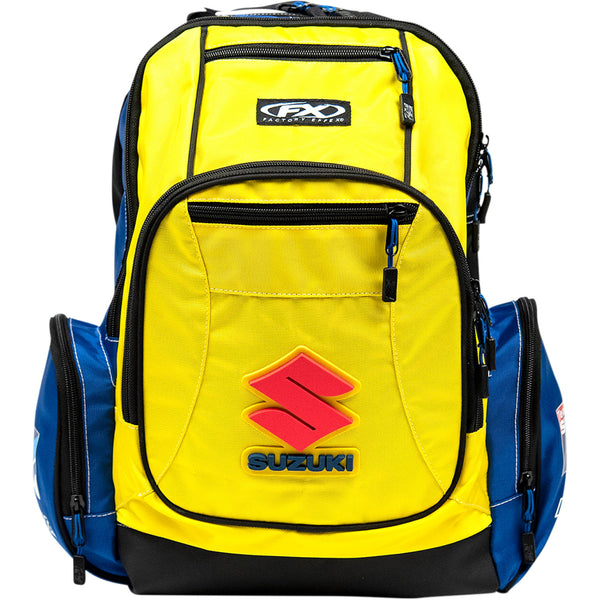 Factory Effex Suzuki Premium Backpack - Yellow 23-89400