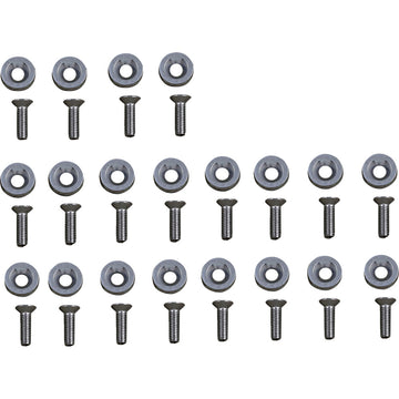 Moose Offroad Fender Washer Kit - Silver 100-1014-PU