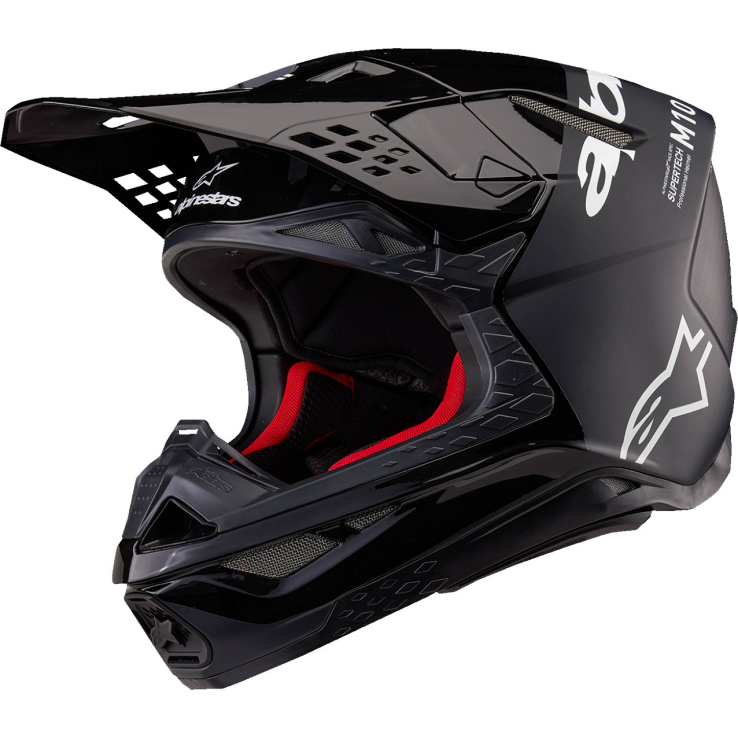 ALPINESTARS Supertech M10 Helmet - Flood - MIPS? - Black/Dark Gray - XL 8301023-1310-XL