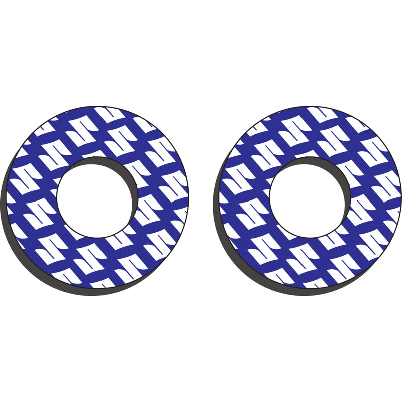 FACTORY EFFEX Grip Donuts - Suzuki Blue/White 22-67400