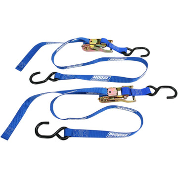 Moose Utility Ratchet Tie-Down - 1" - Blue 3920-0299 | Tie Downs